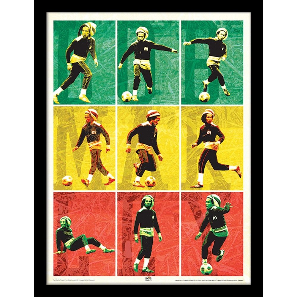 BOB MARLEY ボブマーリー (生誕 80年 ) - Football / インテリア額 - PGS
